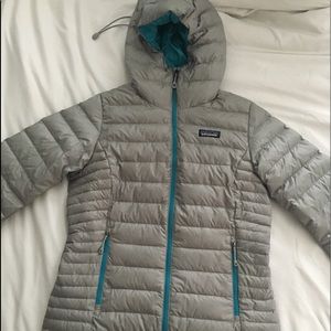 Patagonia Nano Puff Hoodie Small Grey